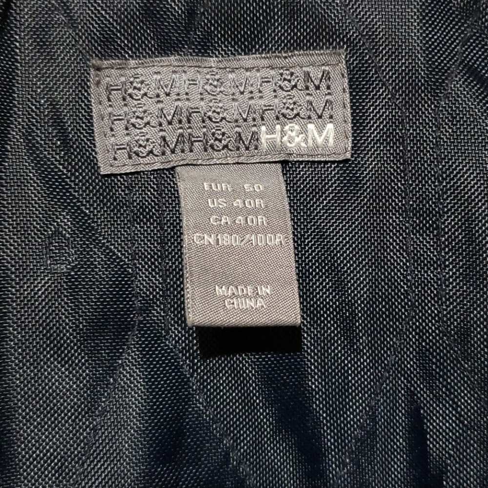 H&M dark navy blue jacket - Picture 3 of 3